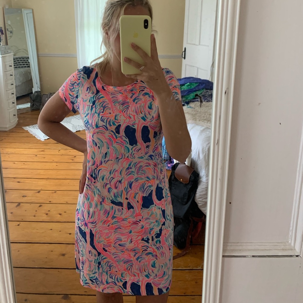 Lilly Pulitzer Short Sleeve T-Shirt Dress